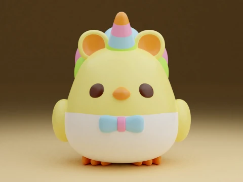 Unicorn chicken 3D 프린트 모델