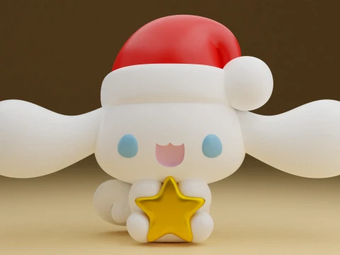 Cinnamoroll sanrio christmas figure 3D 프린트 모델
