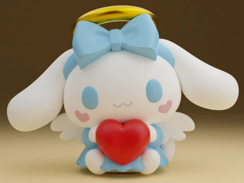 Cinnamoroll sanrio valentine figure Model do druku 3D