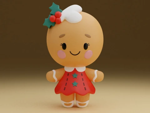 Christmas cookie Modello di stampa 3D