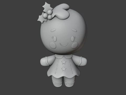Christmas cookie 3D Print Model