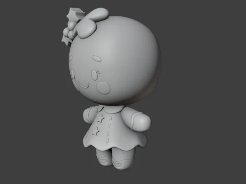 Christmas cookie 3D Print Model