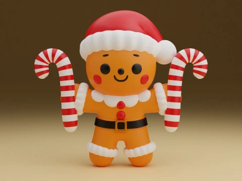Christmas cookie 3D Print Model
