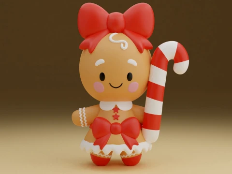 Christmas cookie 3D Print Model