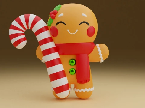Christmas cookie 3D Print Model