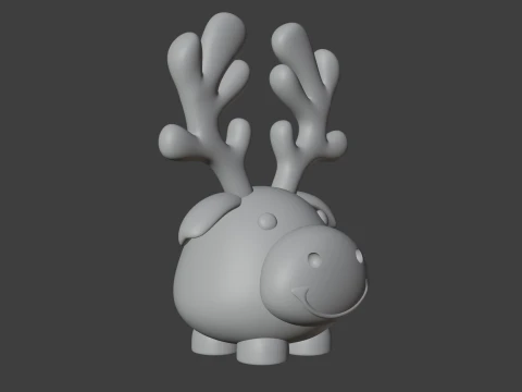 Deer 3D Print Model