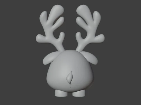 Deer 3D Print Model