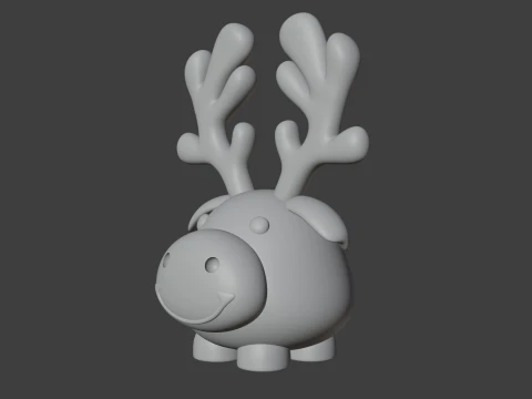 Deer 3D Print Model