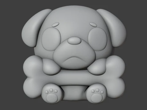 Dog 3D Print Model