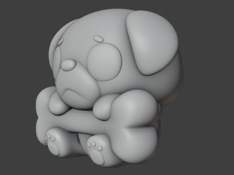 Dog 3D Print Model