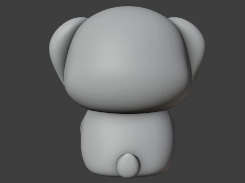 Valentine dog 3D Print Model