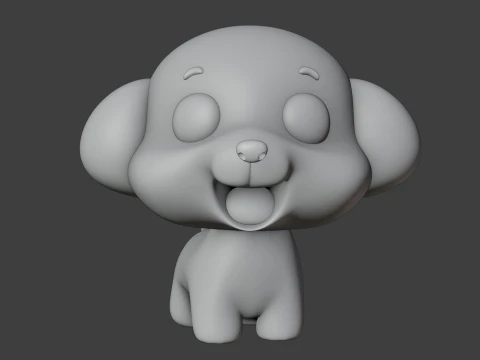 Dog 3D Print Model
