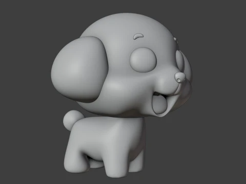 Dog 3D Print Model