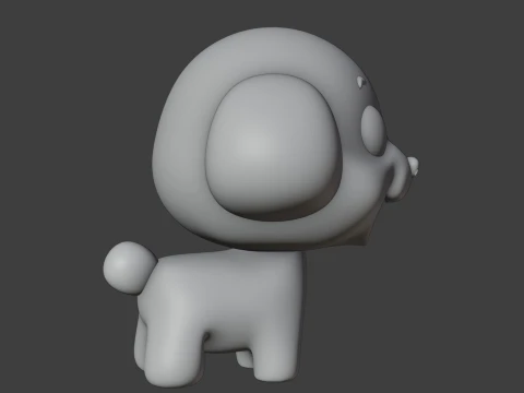 Dog 3D Print Model
