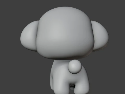 Dog 3D Print Model