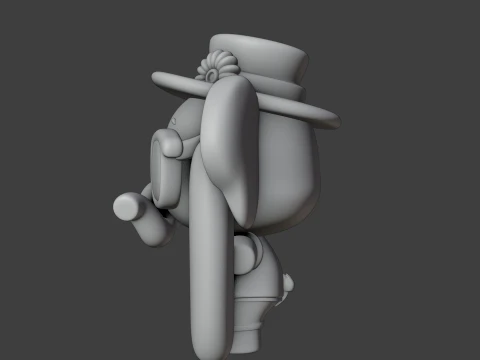 Summer elephant 3D Print Model
