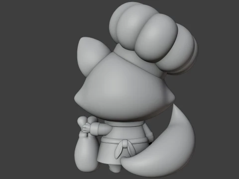 Chef fox 3D Print Model