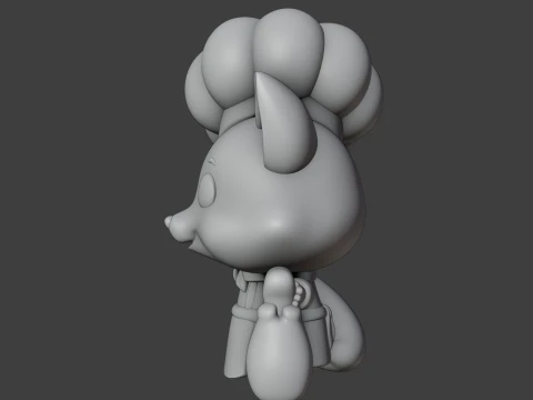 Chef fox 3D Print Model