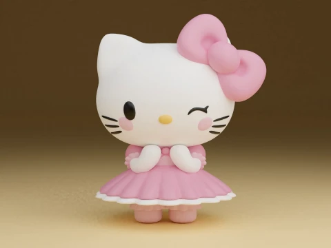 Hello kitty sanrio 3D Print Model