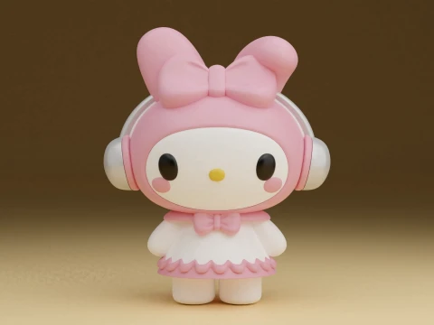 My melody sanrio 3D Print Model