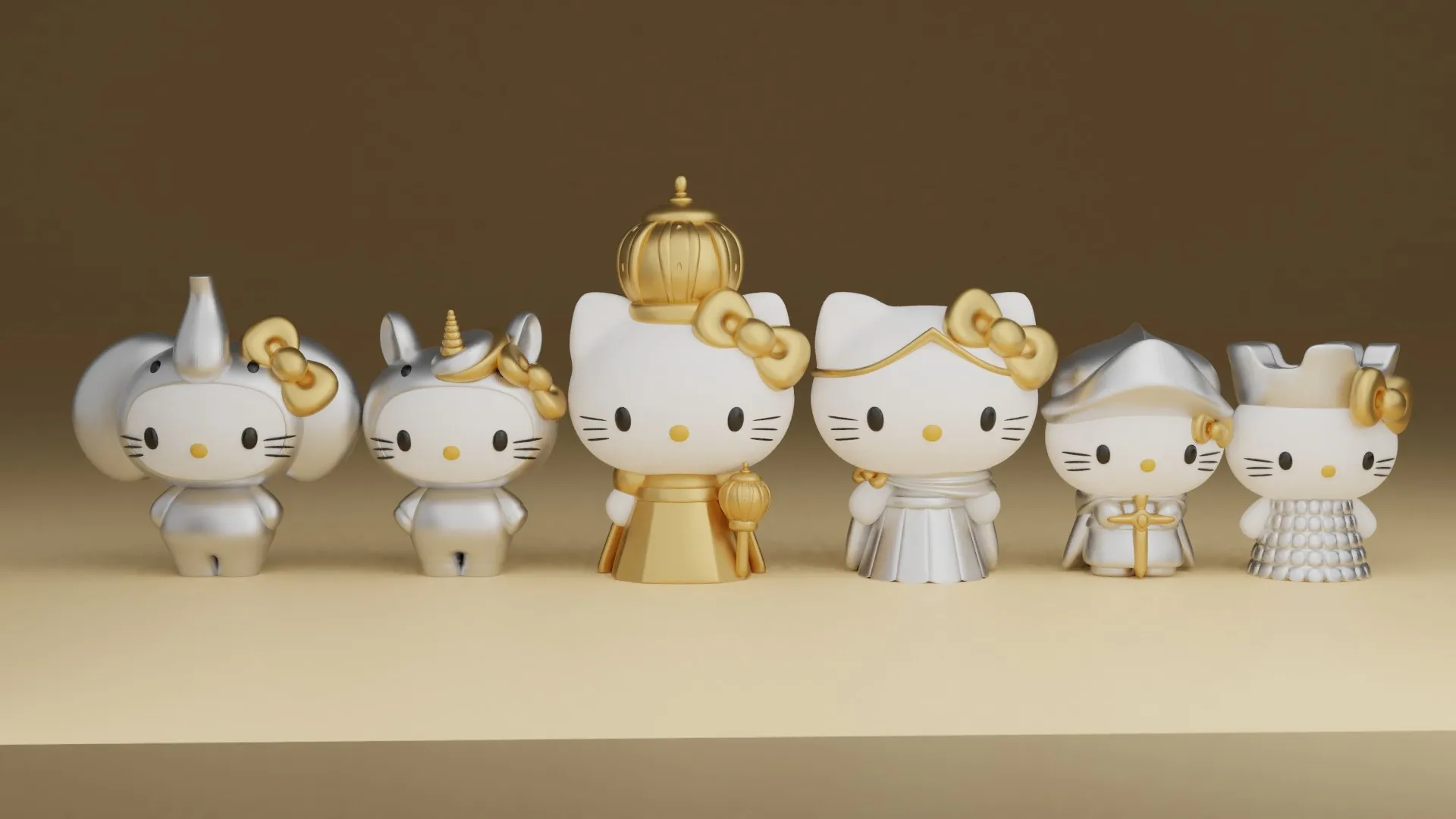 Hello kitty sanrio 3D Print Model .c4d .max .obj .3ds .fbx .stl .blend