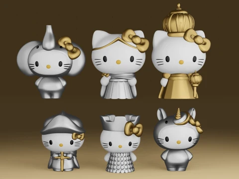 Hello kitty sanrio 3D Print Model