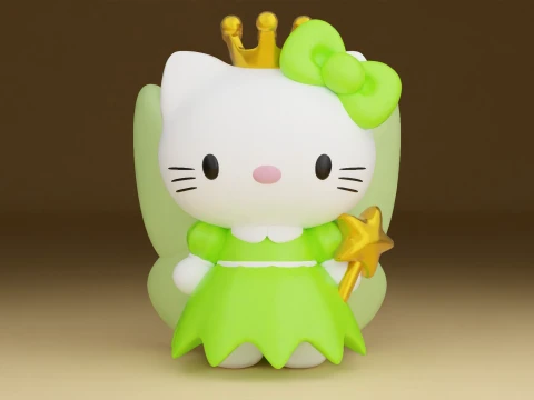 Hello kitty sanrio fairy Modello di stampa 3D