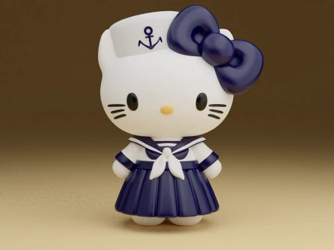 Hello kitty sanrio sailor Modelo de impresión 3D