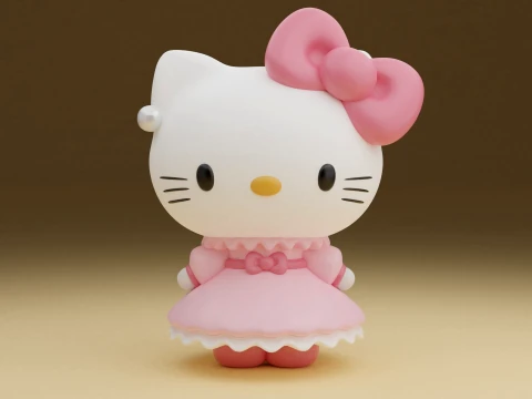 Hello kitty sanrio 3D Print Model