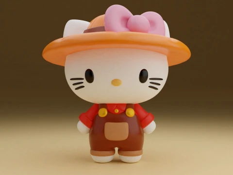 Hello kitty sanrio 3D 프린트 모델