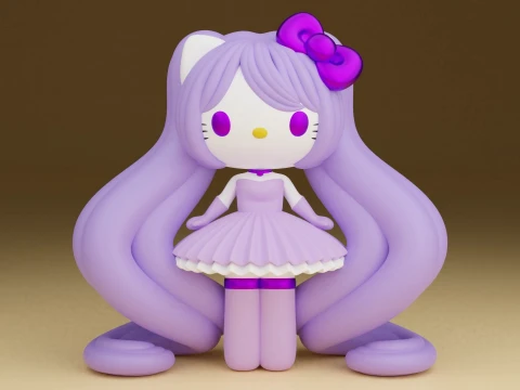 Hello kitty sanrio Modelo de impresión 3D