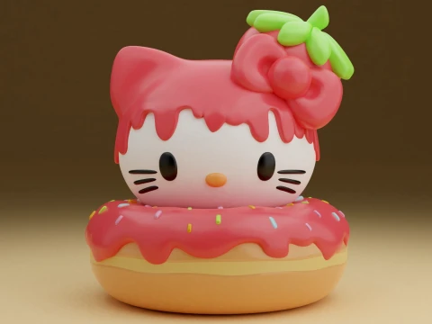 Hello kitty sanrio Modello di stampa 3D