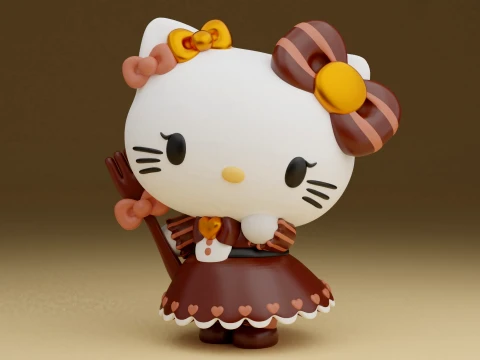 Hello kitty sanrio Modello di stampa 3D