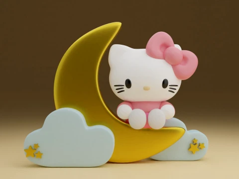 Hello kitty sanrio Modello di stampa 3D