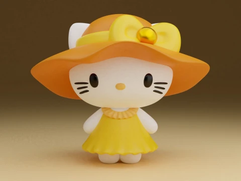 Hello kitty sanrio 3D Print Model