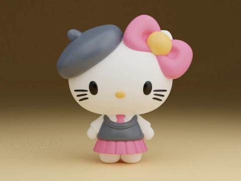 Hello kitty sanrio 3D Print Model
