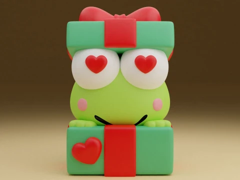 Keroppi sanrio valentine Modello di stampa 3D