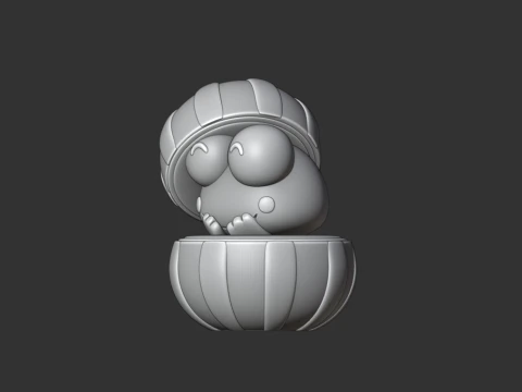 Keroppi sanrio and watermelon 3D Print Model