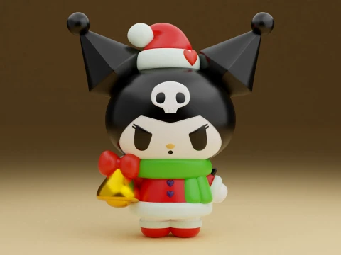 Kuromi sanrio christmas 3D Print Model