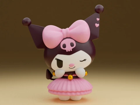 Kuromi sanrio Modelo de Impressão 3D