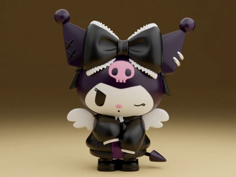 Kuromi sanrio 3D Print Model