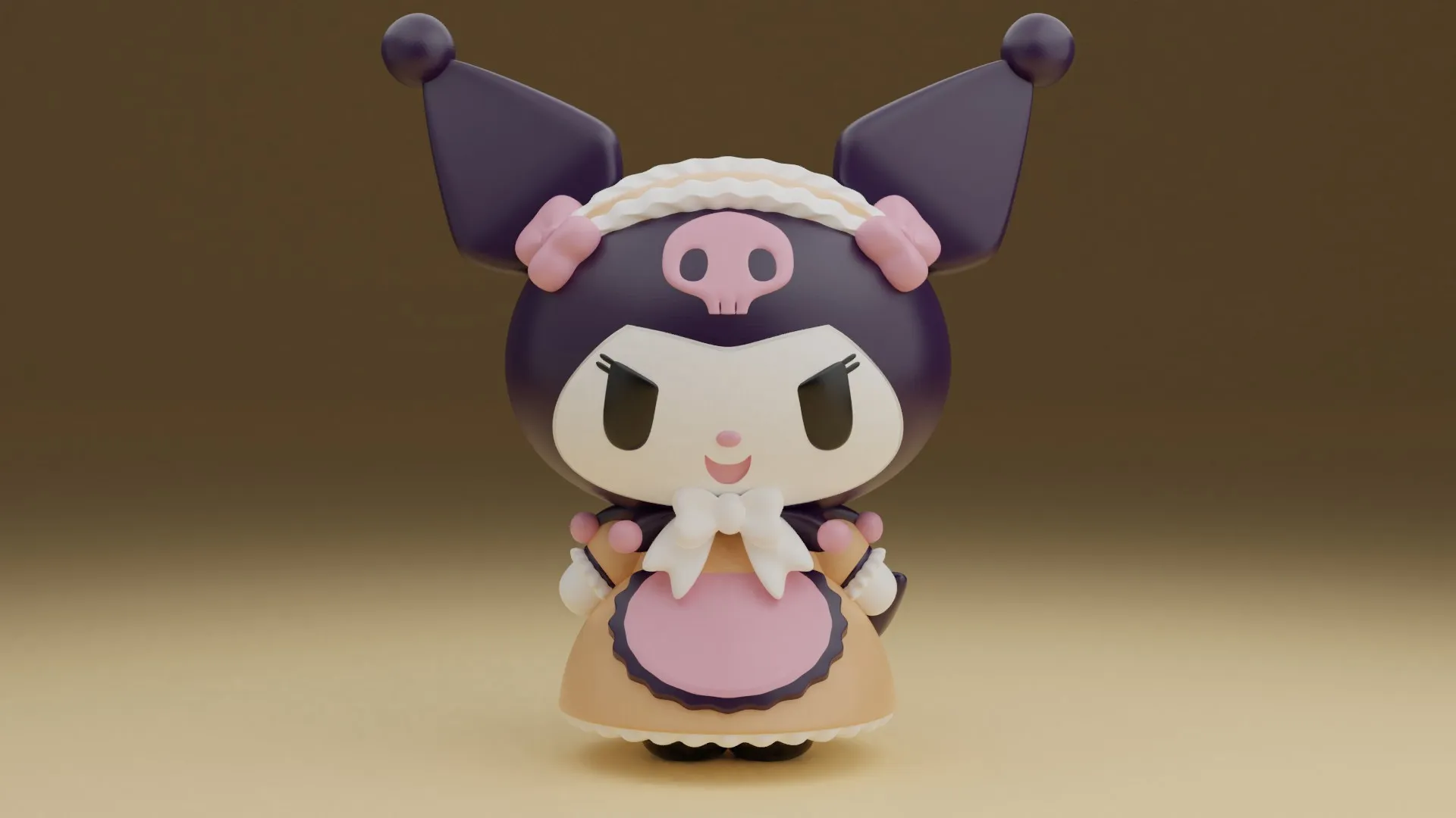 Kuromi sanrio 3D Print Model .c4d .max .obj .3ds .fbx .stl .blend 