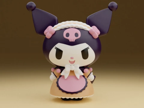Kuromi sanrio 3D Print Model