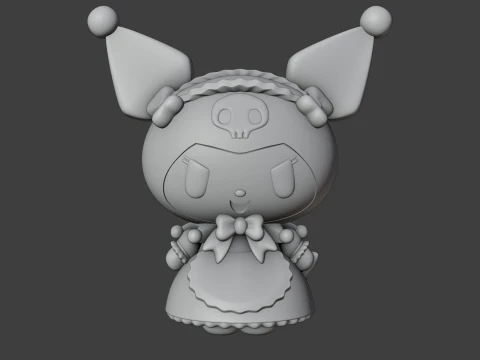 Kuromi sanrio 3D Print Model