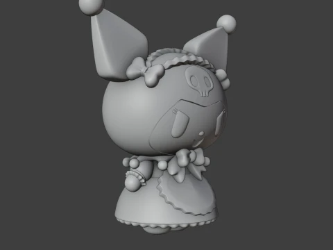 Kuromi sanrio 3D Print Model
