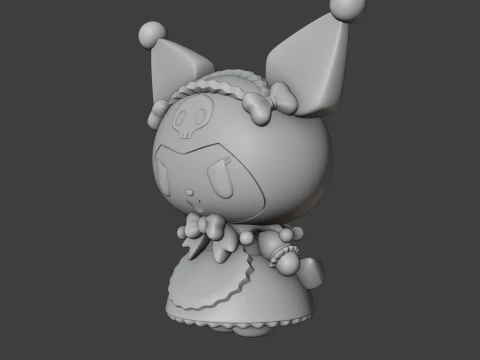 Kuromi sanrio 3D Print Model