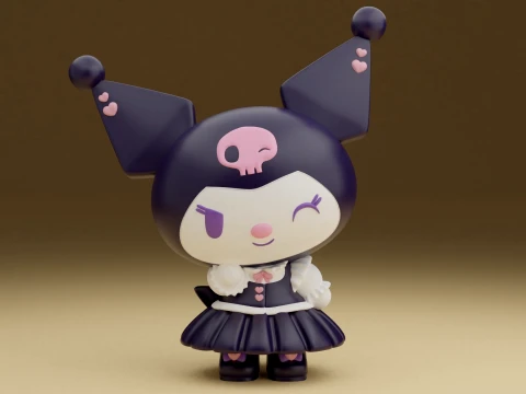 Kuromi sanrio 3D Print Model