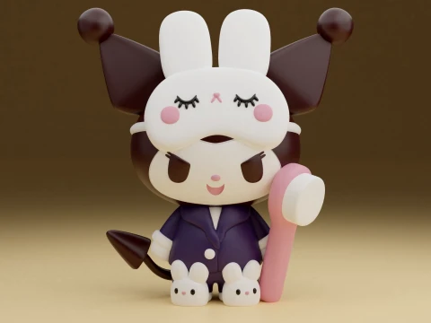 Kuromi sanrio Modelo de Impressão 3D