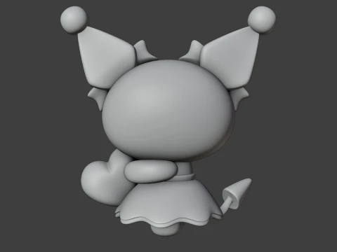 Kuromi sanrio valentine 3D Print Model