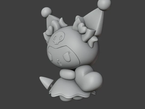 Kuromi sanrio valentine 3D Print Model